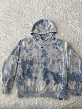 Nike Sportswear kids Tie Dye Acid Wash Pullover Hoodie